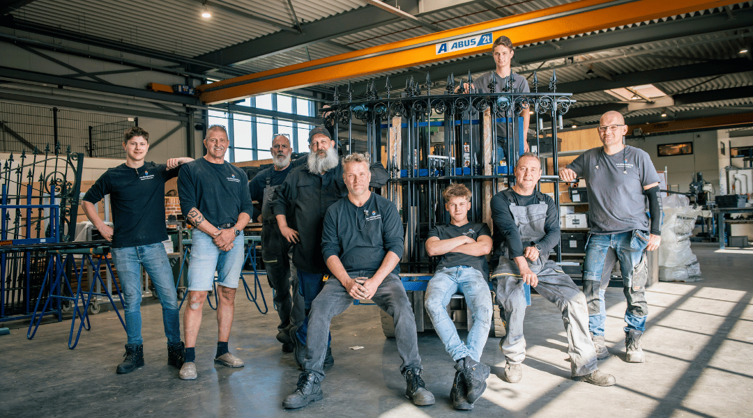 Werkplaats team Van Klompenburg Hekwerken