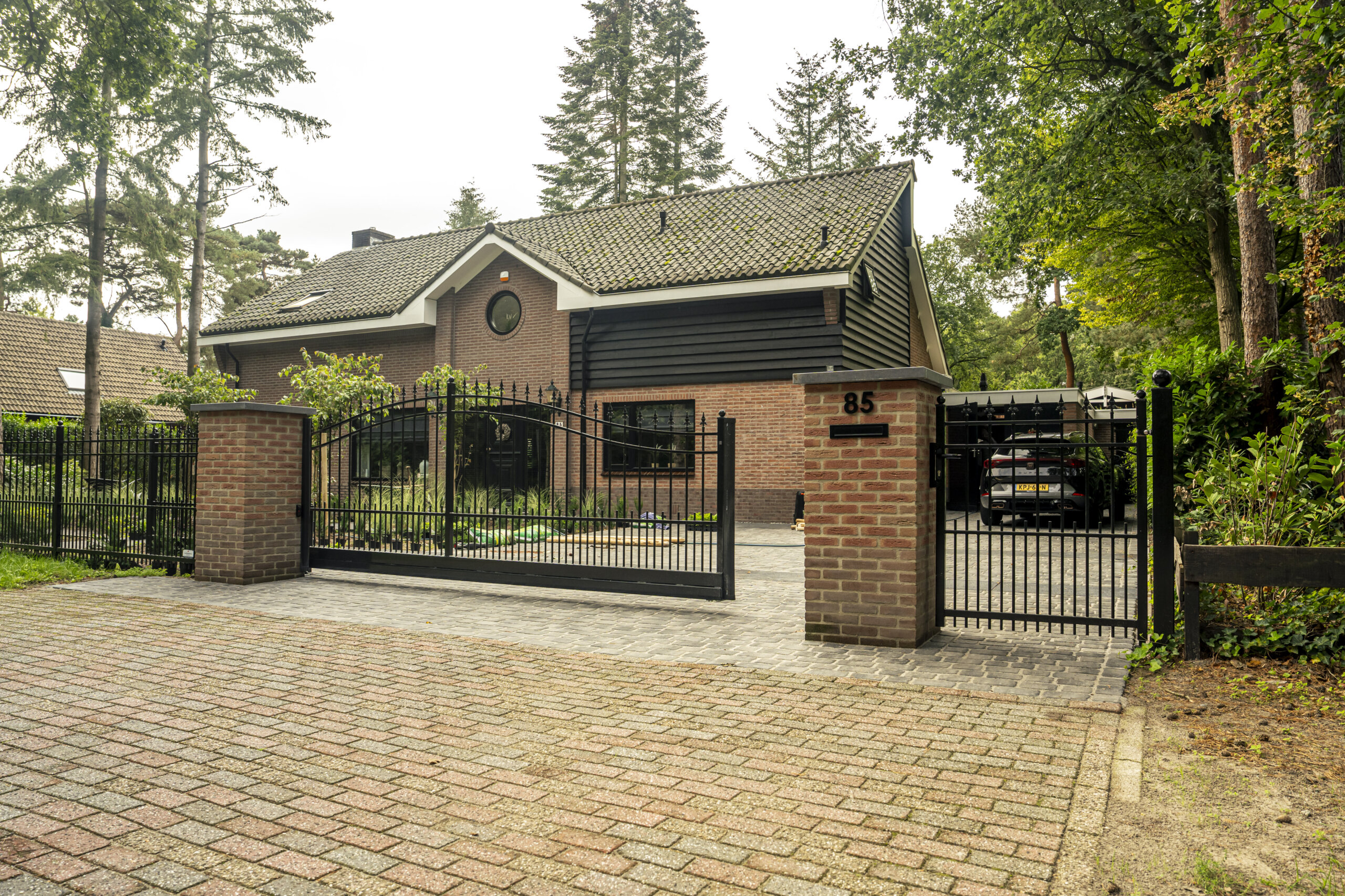voorkant poort open