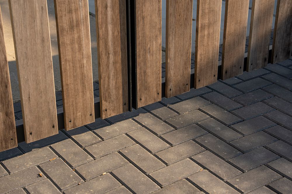 close up poort hout