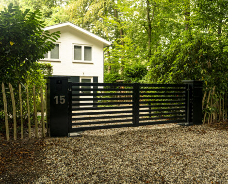 Wageningen 6 voorkant poort huisnummer